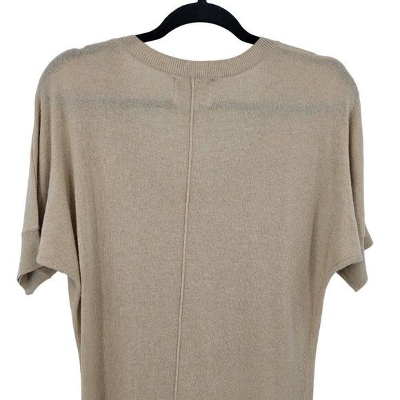 Banana Republic Heritage Wool Cashmere Mini Sweater Dress M Tan Lagenlook - Picture 7 of 12